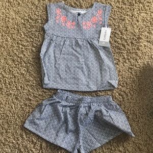 Toddler Girl tank and short set!